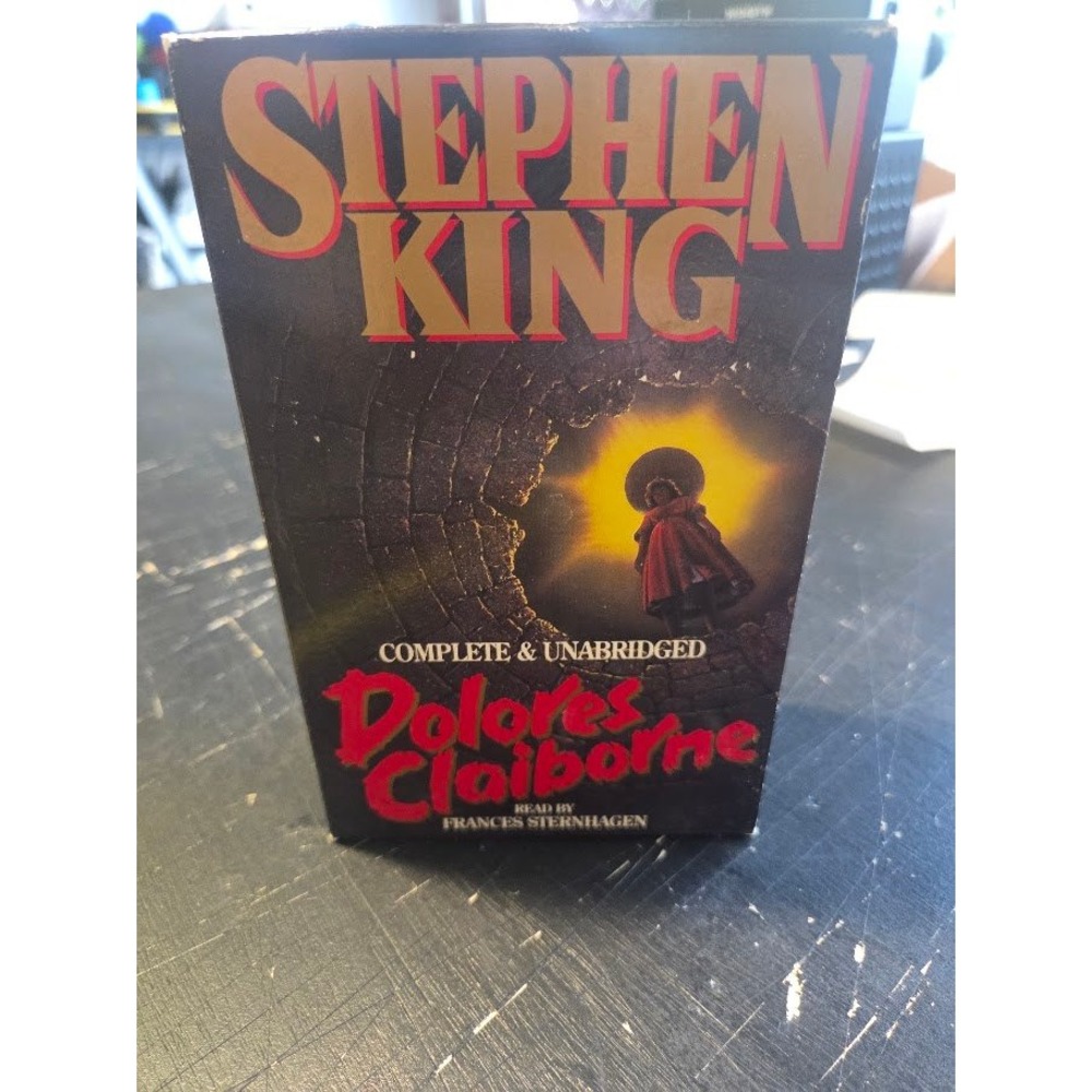 Stephen King Dolores Claiborne 6 Cassettes Unabridged Frances Sternhagen